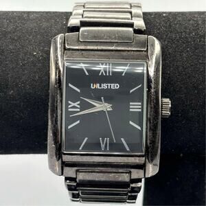 Black Unlisted Men's Watch